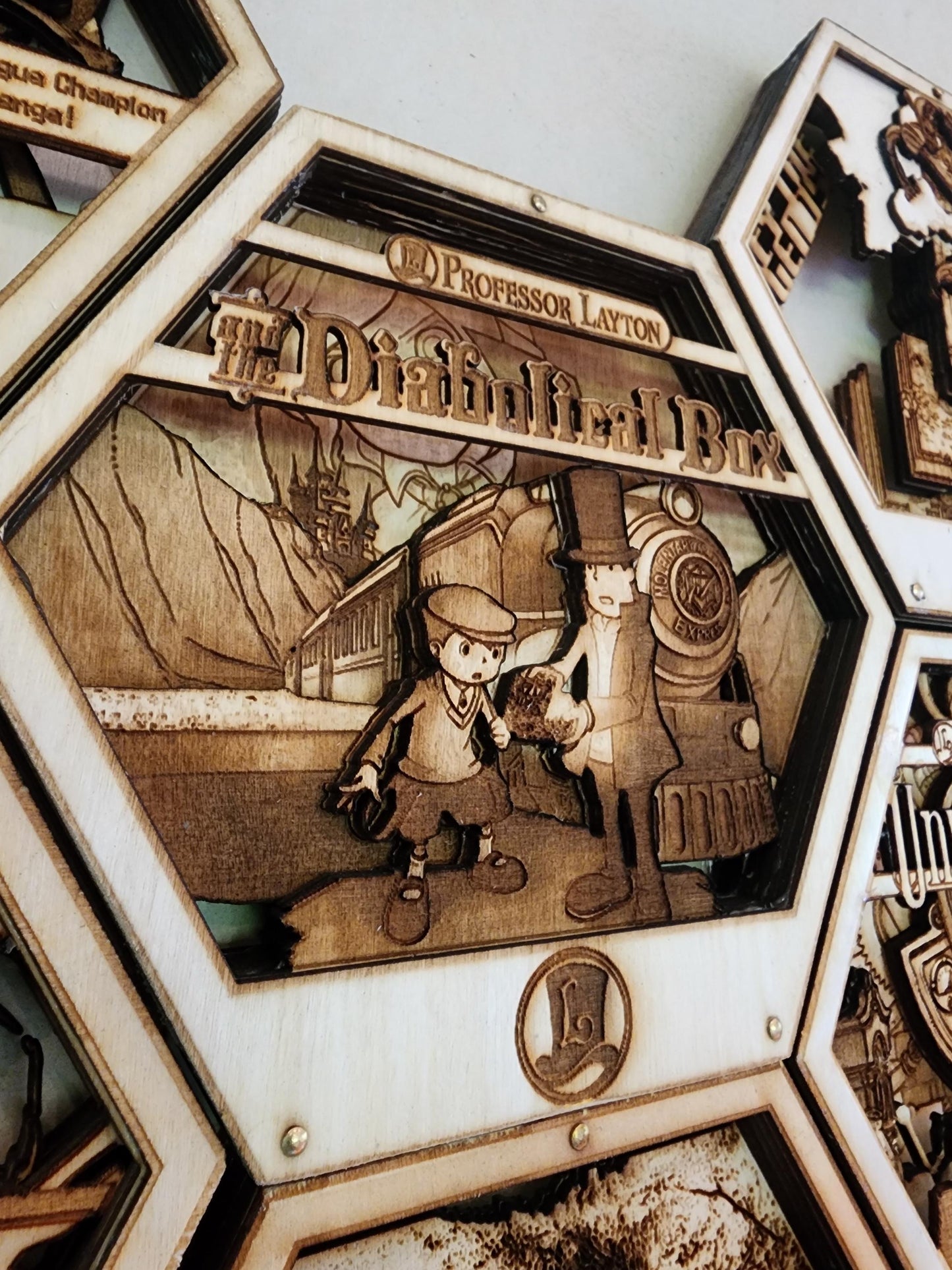The Diabolical Box | 3D Wooden Artwork PlaqueArts | Unforgettable Gifts