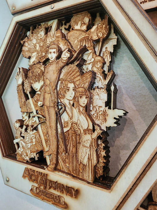 The Great Turnabout | 3D Wooden Artwork PlaqueArts | Unforgettable Gifts