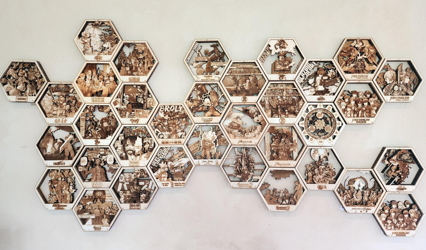 The Curious Village | 3D Wooden Artwork PlaqueArts | Unforgettable Gifts