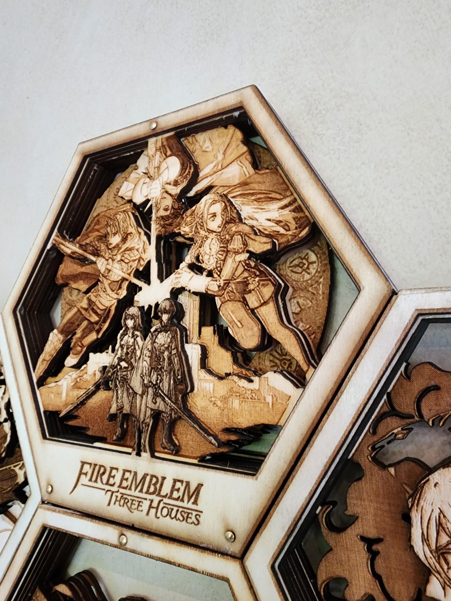 FE: Three Houses | FE 3H | 3D Wooden Artwork PlaqueArts | Unforgettable Gifts