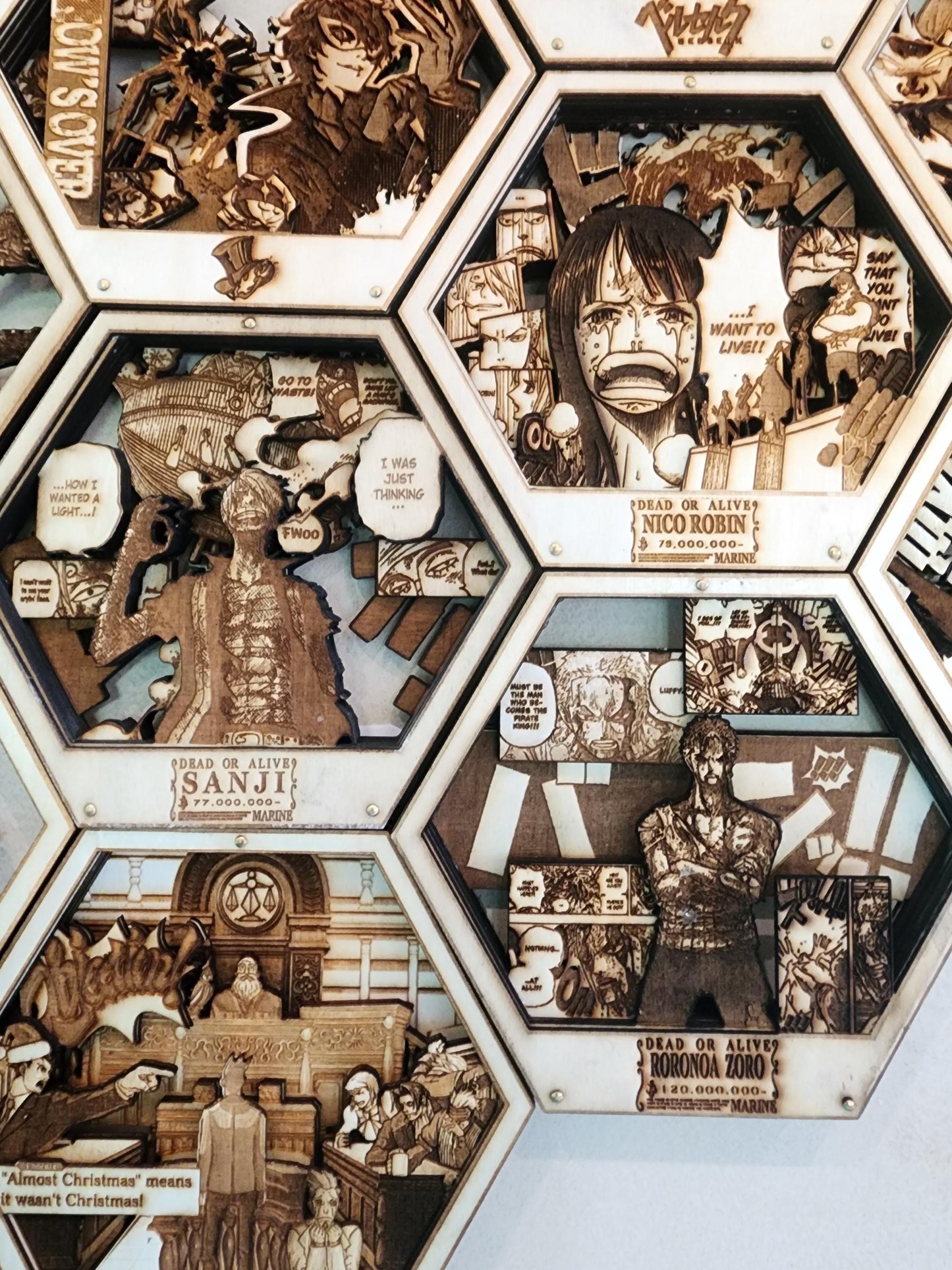 Sanji: In the Mood of a Light | 3D Wooden Artwork PlaqueArts | Unforgettable Gifts