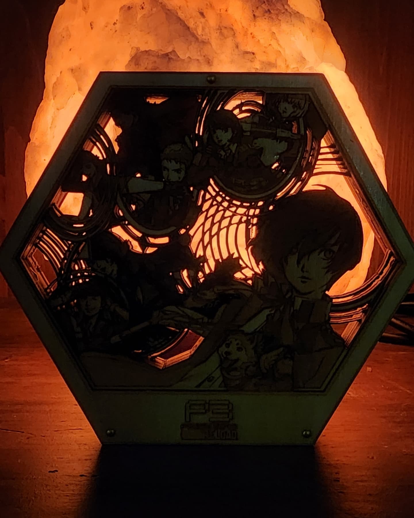 P3Reload | All out Attack! | 3D Wooden Artwork PlaqueArts | Unforgettable Gifts