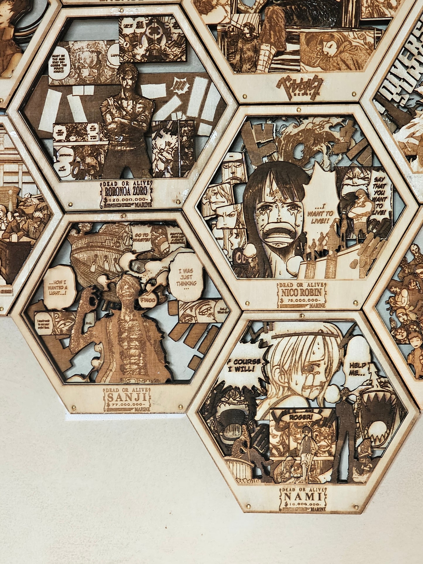 Nami: Help Me | 3D Wooden Artwork PlaqueArts | Unforgettable Gifts