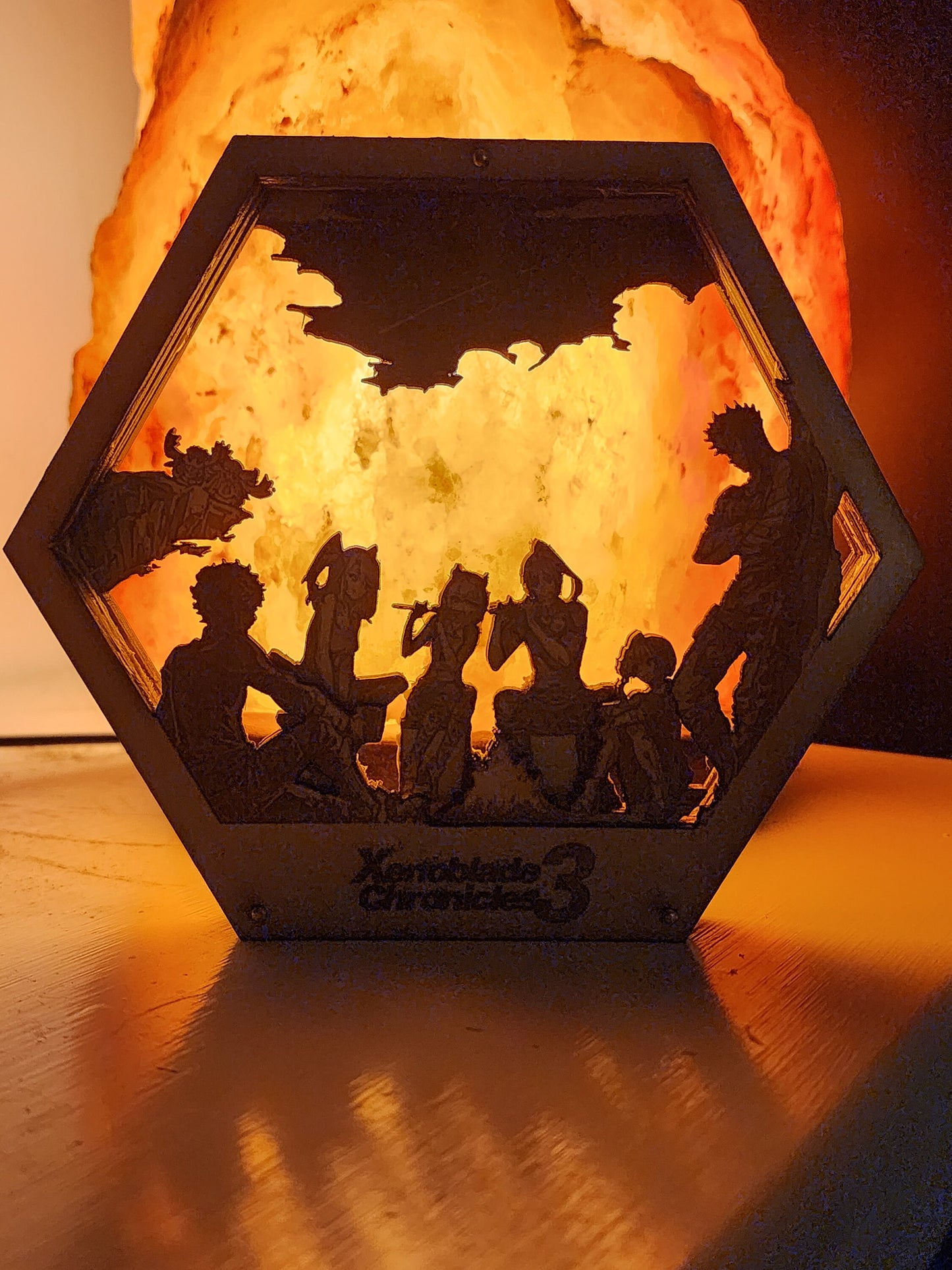 Xenoblade Chronicles 3 - Campfire Rest | 3D Wooden Artwork PlaqueArts | Custom gift for gamers