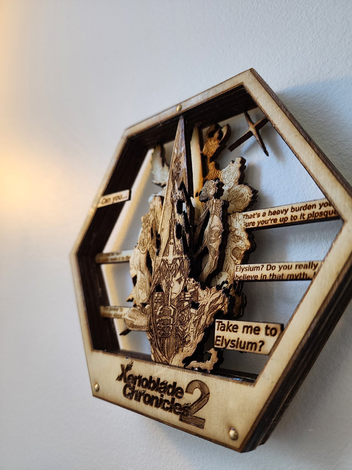 To Elysium | 3D Wooden Artwork PlaqueArts | Unforgettable gift for Gamers