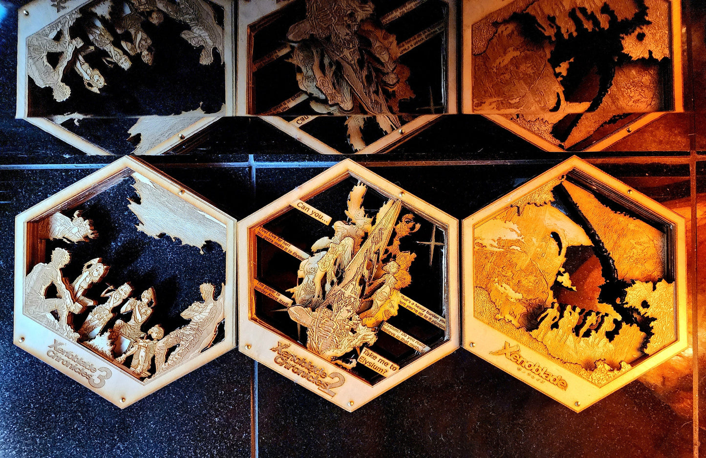 The Bionis and the Mechonis | 3D Wooden Artwork PlaqueArts | Unforgettable Gifts