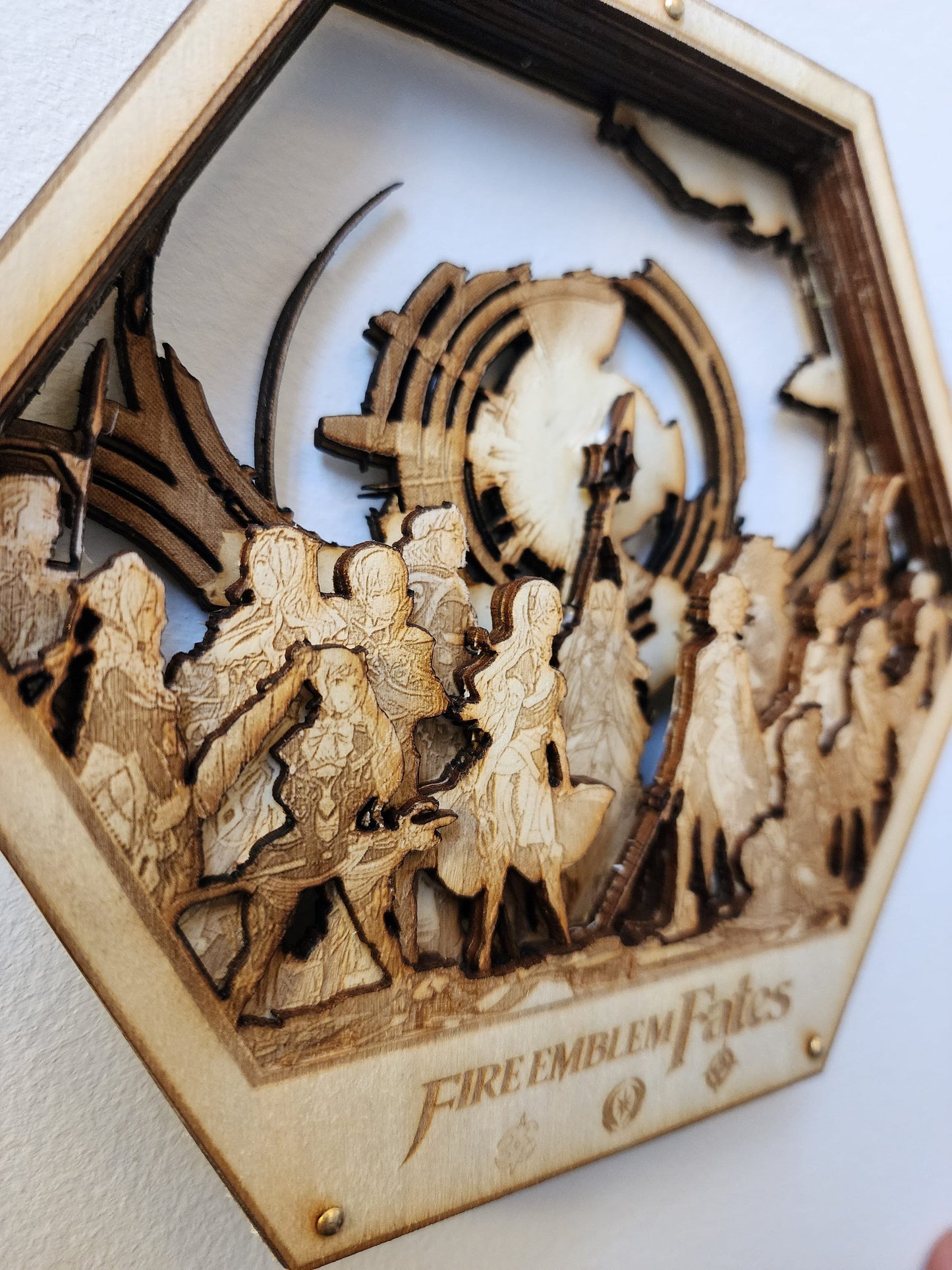 Fire Emblem Fates | 3D Wooden Artwork | Unique gift for gamers