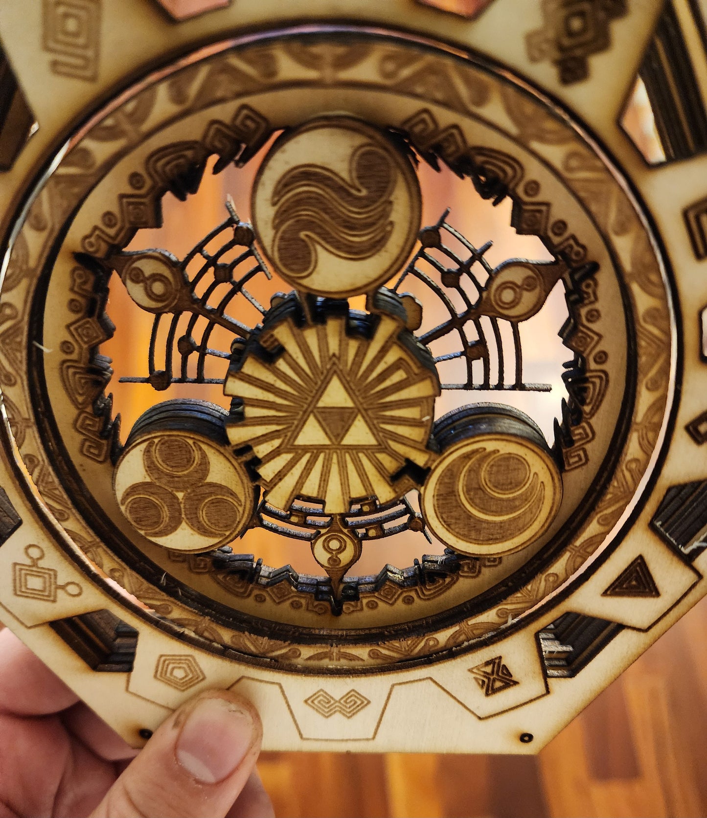 The Legend of Zelda: The Gates of Time | 3D Wooden Artwork PlaqueArts | Unforgettable Gifts