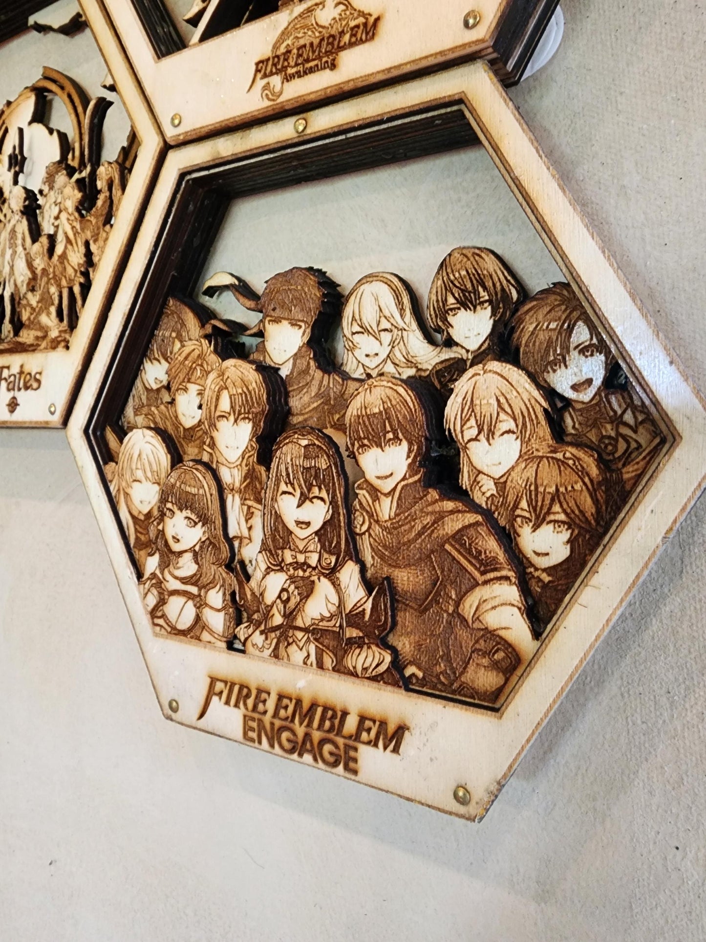 FE: Engage CUSTOMIZABLE | 3D Wooden Artwork PlaqueArts | Unforgettable Gifts