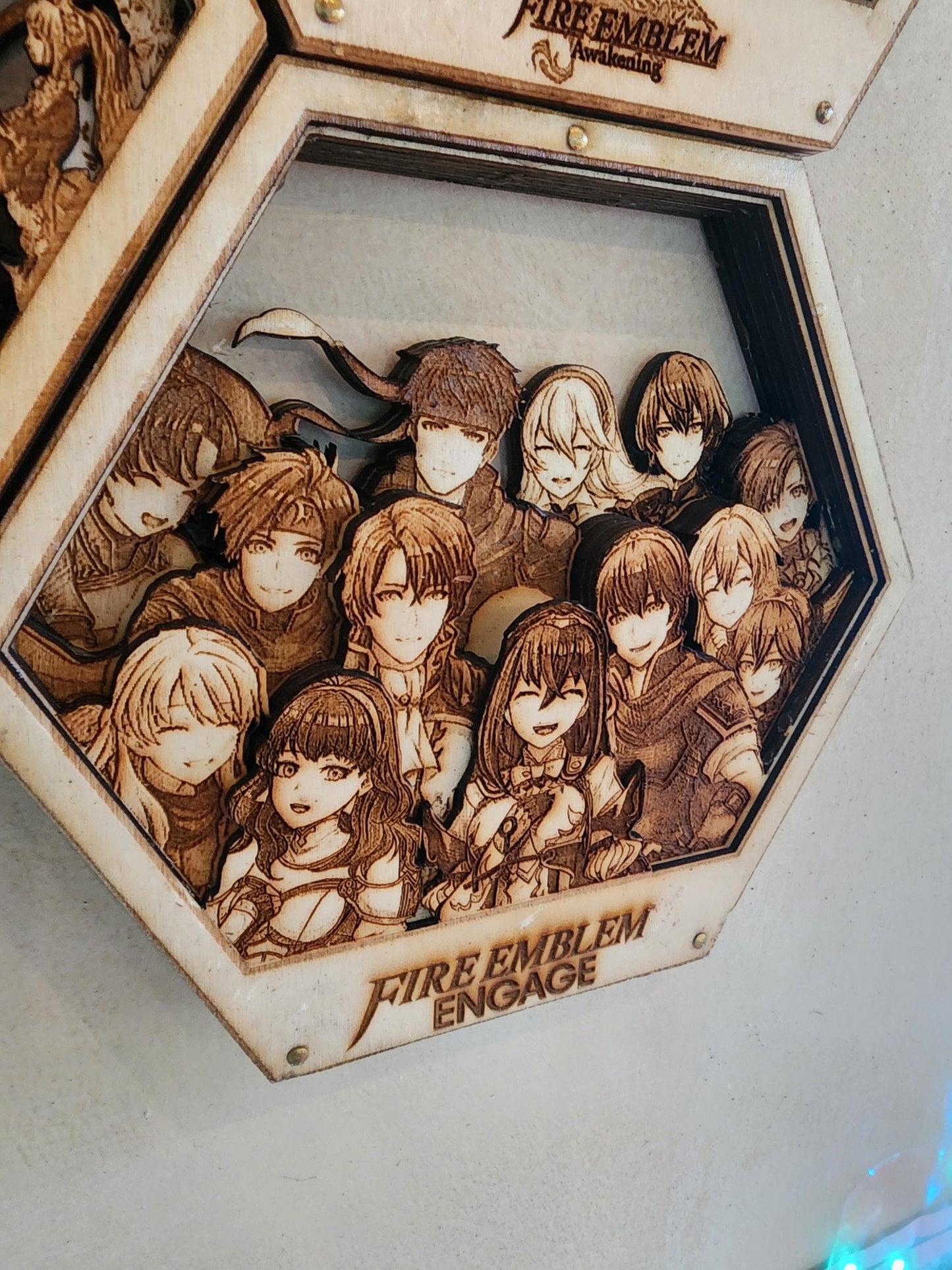 FE: Engage CUSTOMIZABLE | 3D Wooden Artwork PlaqueArts | Unforgettable Gifts