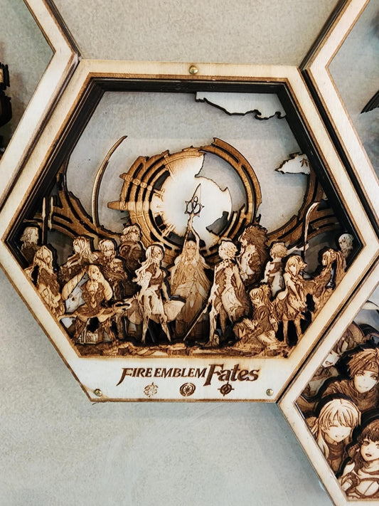 FE: Fates | 3D Wooden Artwork PlaqueArts | Unforgettable Gifts