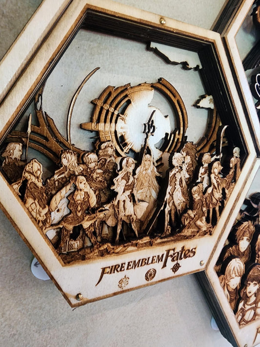 FE: Fates | 3D Wooden Artwork PlaqueArts | Unforgettable Gifts