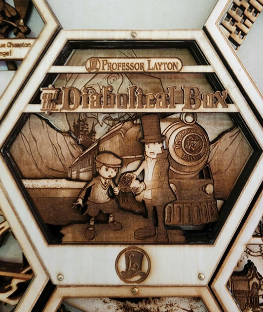 The Diabolical Box | 3D Wooden Artwork PlaqueArts | Unforgettable Gifts