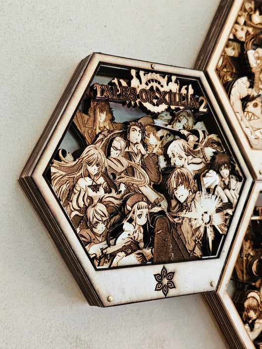 Tales of Xillia 2 | 3D Wooden Artwork PlaqueArts | Unforgettable Gifts
