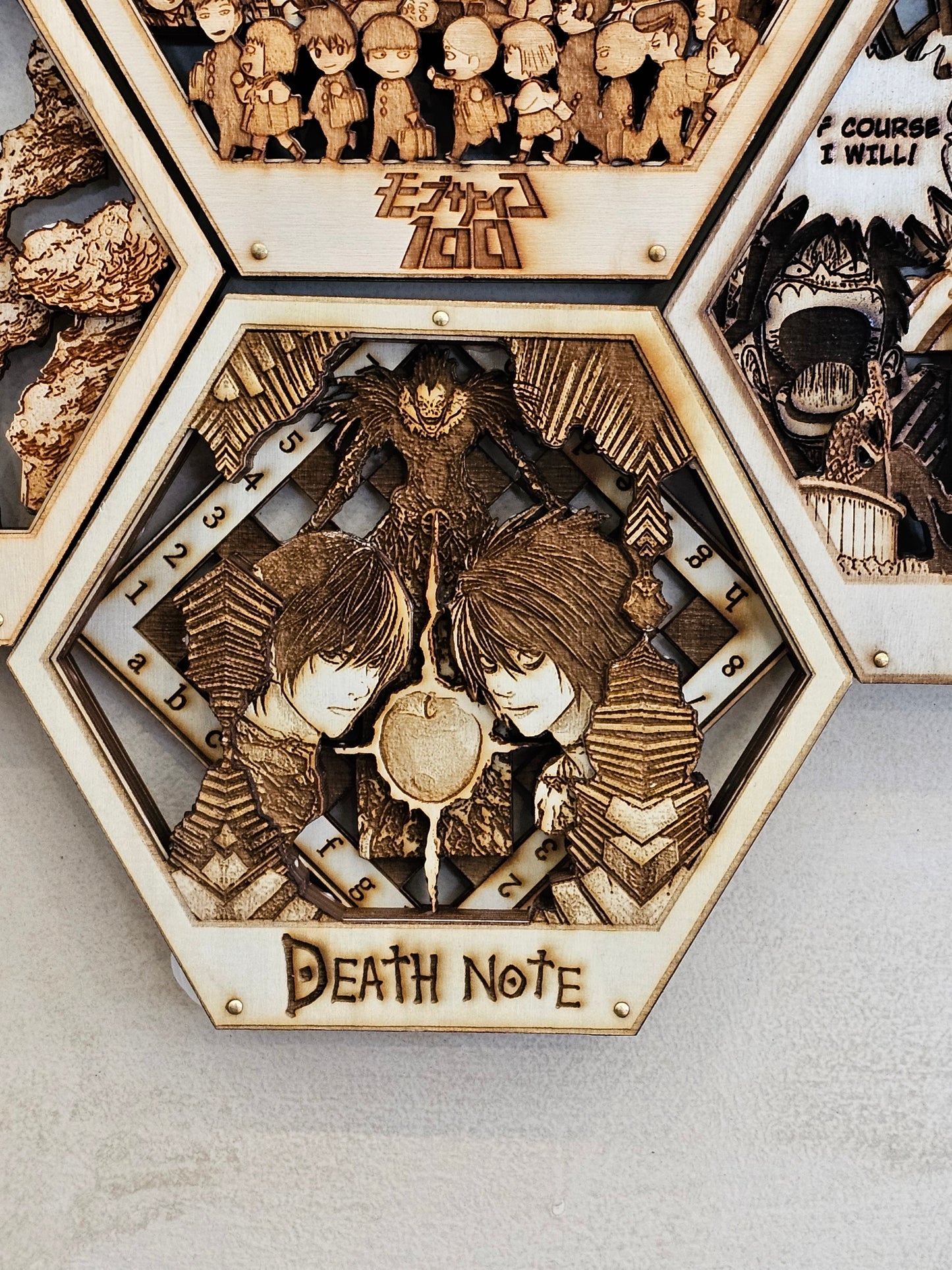 Death Note | 3D Wooden Artwork PlaqueArts | Unforgettable Gifts