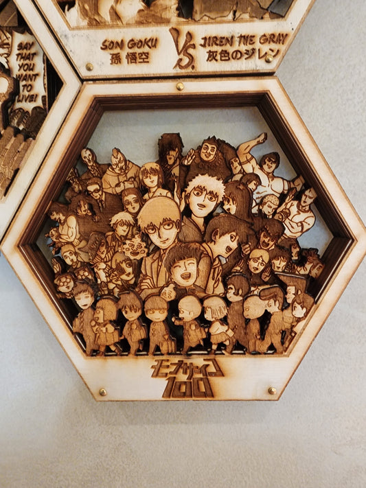 100 | 3D Wooden Artwork PlaqueArts | Unforgettable Gifts