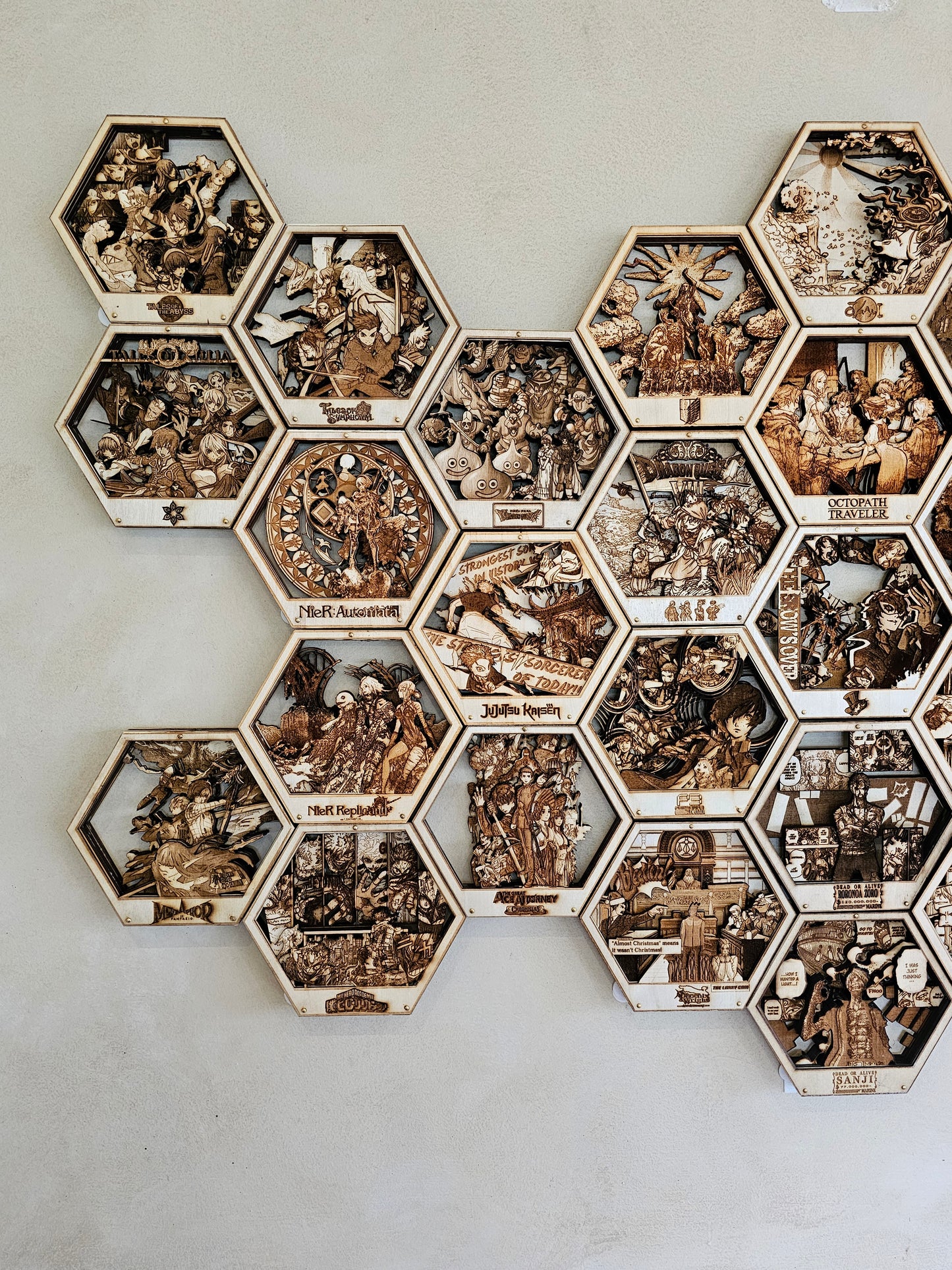 Tales of The Abyss | 3D Wooden Artwork PlaqueArts | Unforgettable Gifts