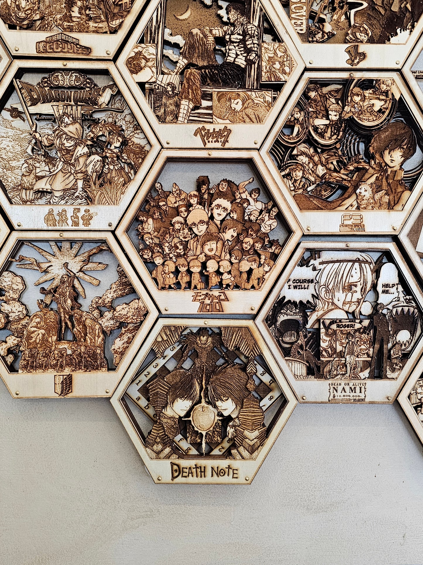 Death Note | 3D Wooden Artwork PlaqueArts | Unforgettable Gifts