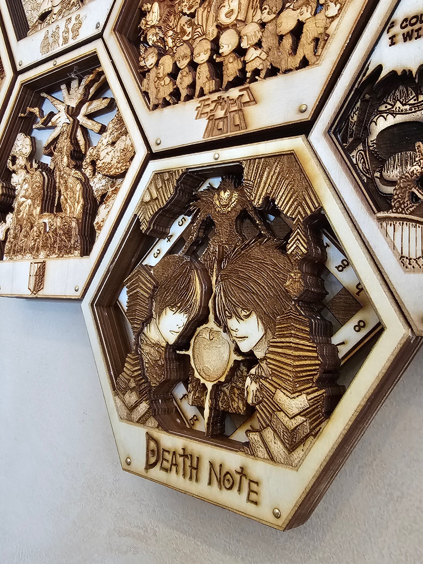 Death Note | 3D Wooden Artwork PlaqueArts | Unforgettable Gifts