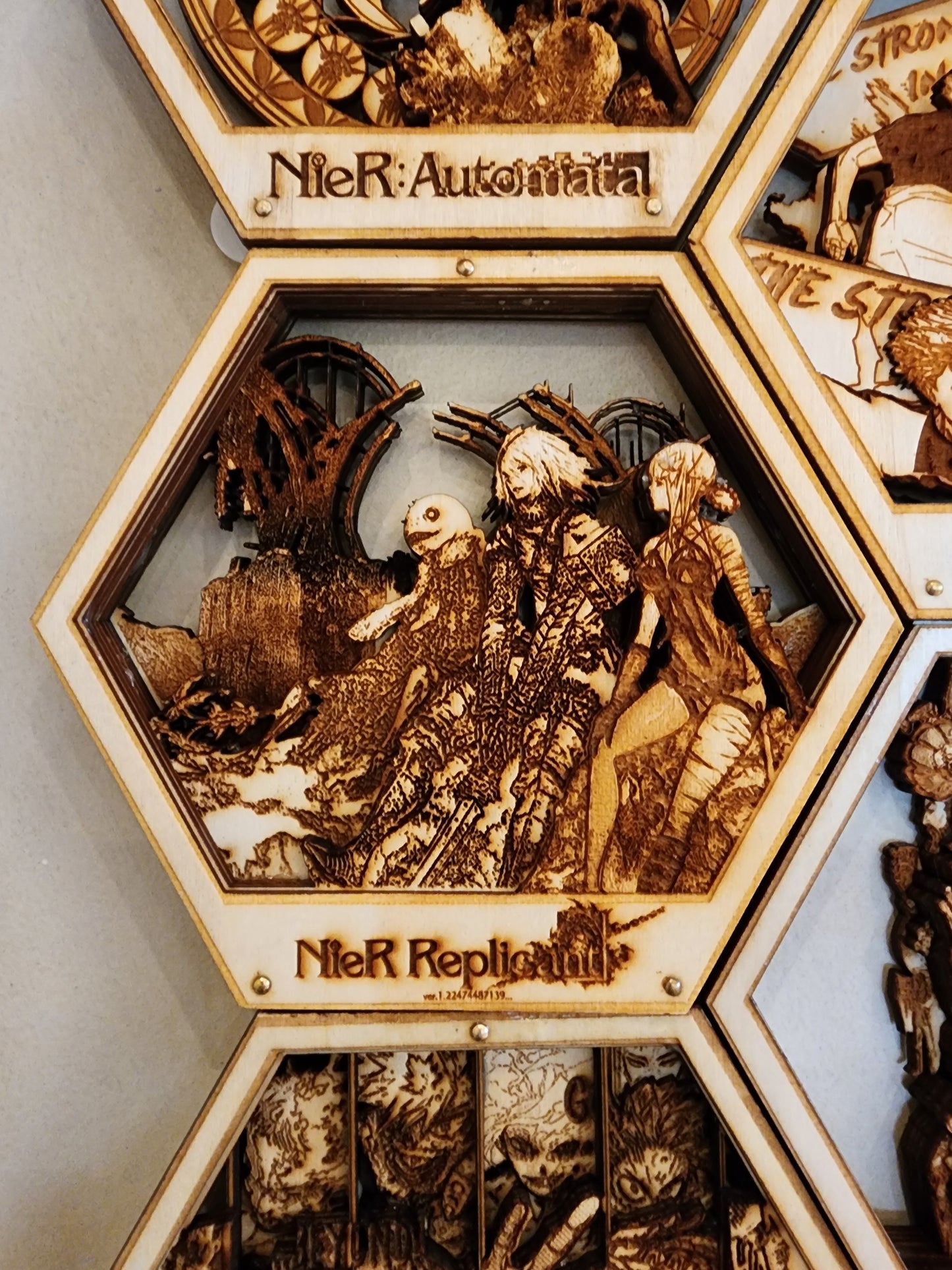 Replicants | Nier Replicant | 3D Wooden Artwork PlaqueArts | Unforgettable Gifts